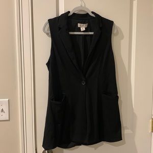 Black blazer vest, Rachel Zoe